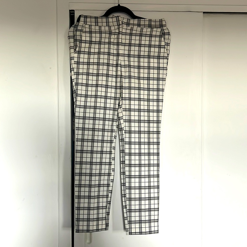 ZARA Plaid Trousers